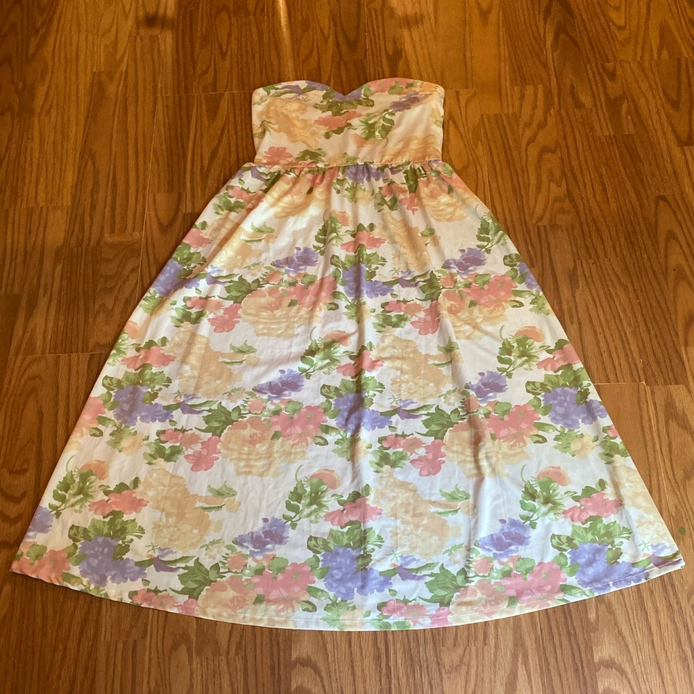 Asos maternity strapless dress size 8